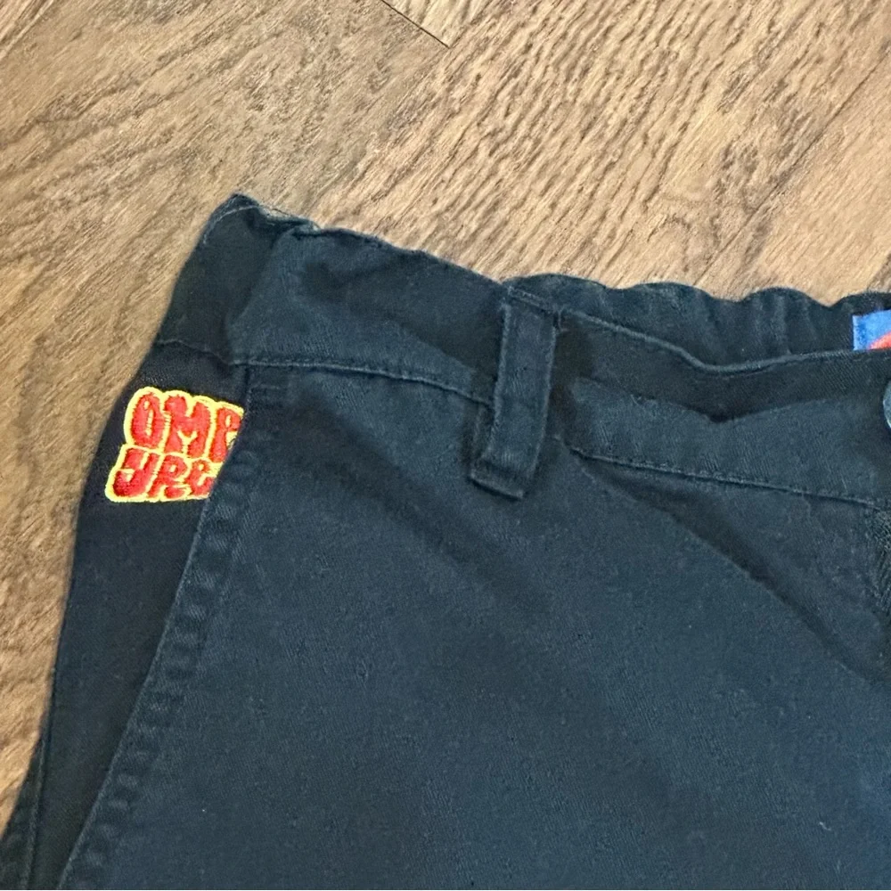 Umpyre Boys Black Cargo Pants with Adjustable Waist size 8